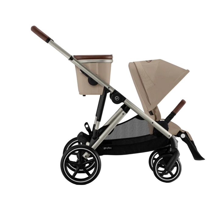Cybex Gazelle S Modular Stroller, 2026, Almond Beige, Taupe Frame