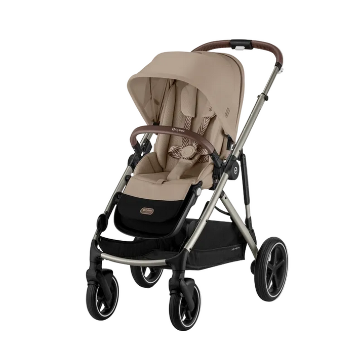 Cybex Gazelle S Modular Stroller, 2026, Almond Beige, Taupe Frame