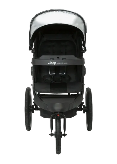 Delta Children Jeep TurboGlyde Jogging Stroller, 2024, Black