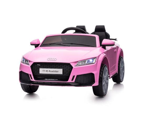 Outfunny Kids Audi TT 12V Electric Ride-on Car with Remote, Pink