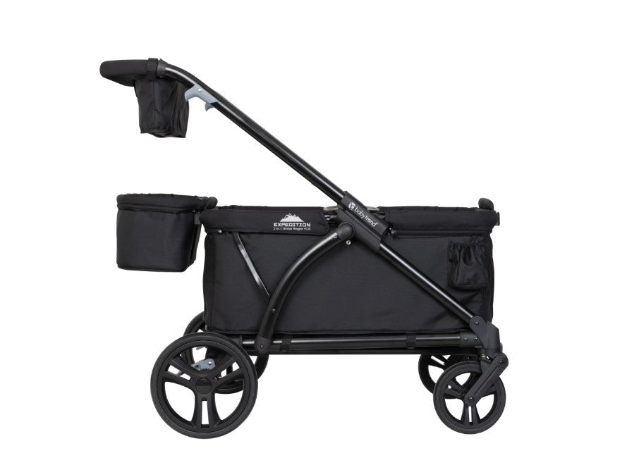 Baby Trend Expedition 2-in-1 Stroller Wagon Plus, 2025, Ultra Black
