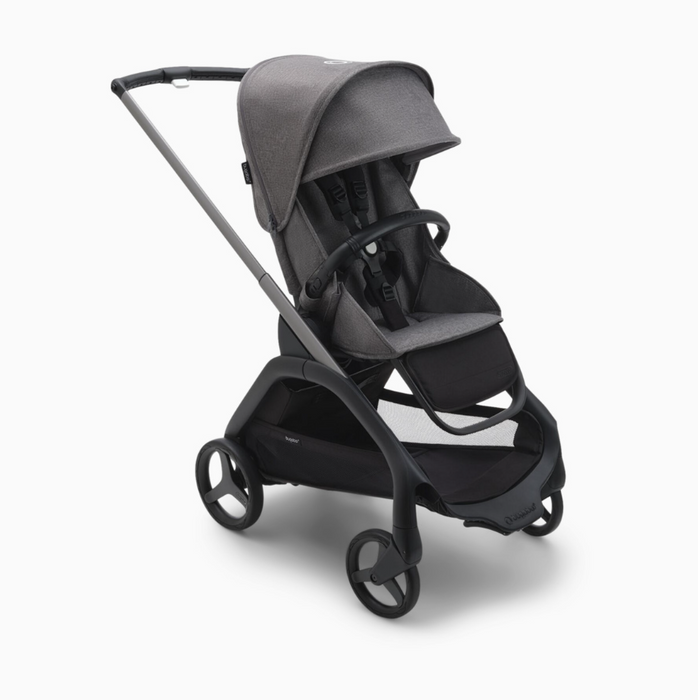 Shop Bugaboo Dragonfly Stroller, 2025, Graphite, Grey Melange, Grey Melange at GoodBuy Gear