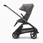 Shop Bugaboo Dragonfly Stroller, 2025, Graphite, Grey Melange, Grey Melange at GoodBuy Gear