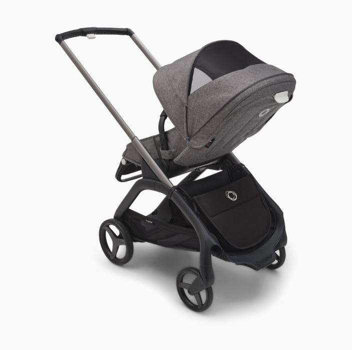 Shop Bugaboo Dragonfly Stroller, 2025, Graphite, Grey Melange, Grey Melange at GoodBuy Gear