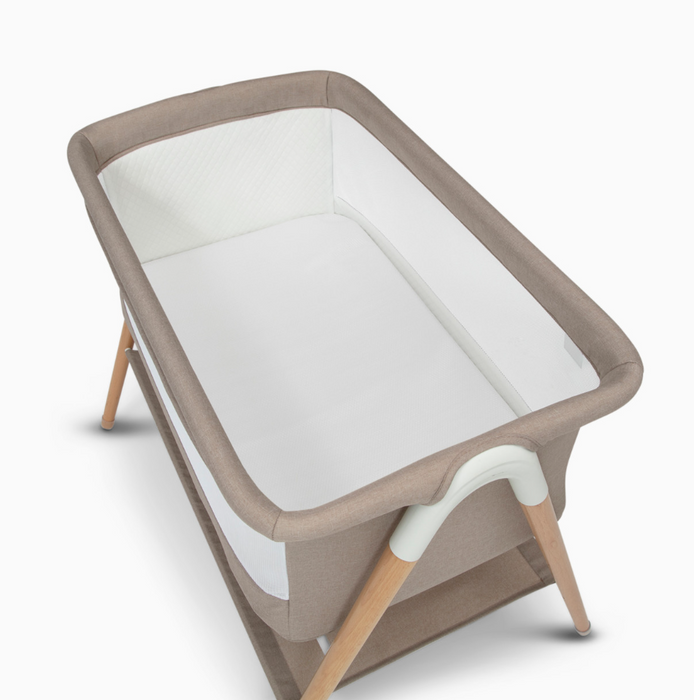Delta Children Bondi Beechwood by The Bed Bassinet, Tan