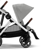Shop Cybex Gazelle S Seat Unit, Brown Bumper Bar, Stone Grey at GoodBuy Gear