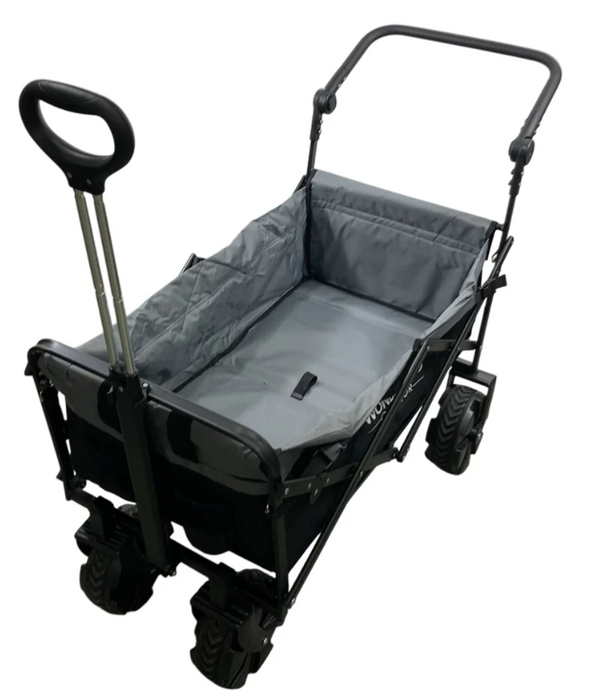 Wonderfold S2 Push and Pull Folding Wagon, Black/Gray, S Series