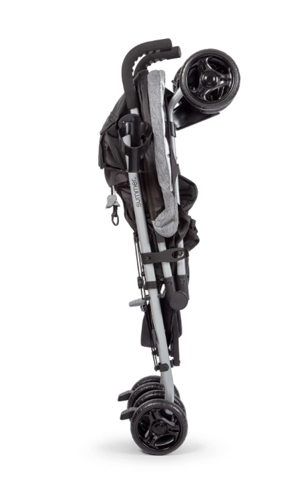 Summer by Ingenuity 3Dlite ST Convenience Stroller, Black&Gray