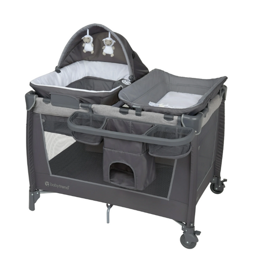 Shop Baby Trend Simply Smart Nursery Center Playard, 2.0, Shale Gray at GoodBuy Gear