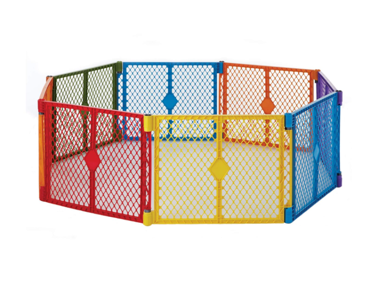 Toddleroo By North States Superyard Colorplay, 8 Panel