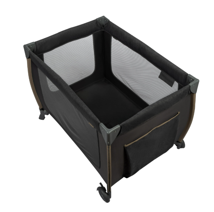 Monbebe Play Yard with Full-Size Rocking Bassinet, Castle Point