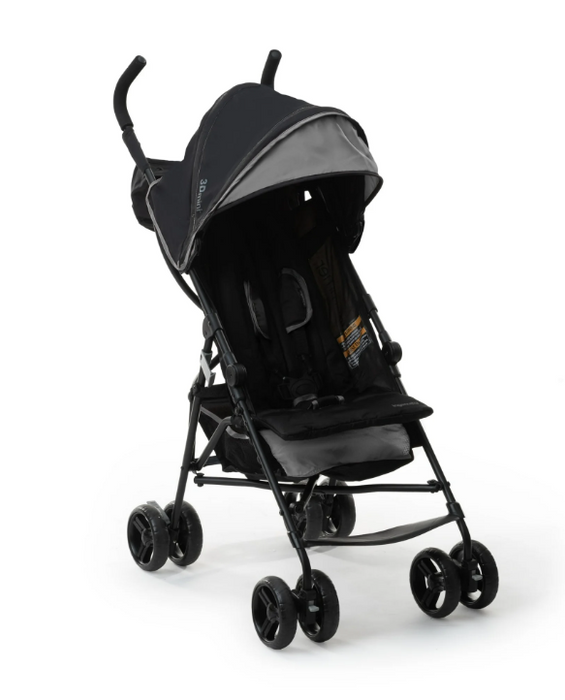 Summer By Ingenuity 3D Mini Stroller, 2023, Grey/Black