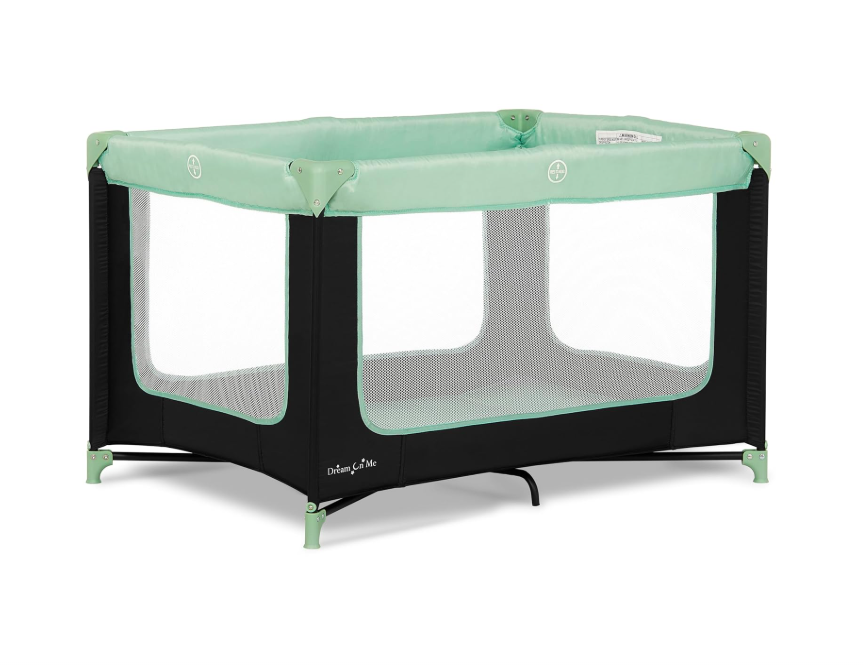 Dream On Me Zodiac Portable Playard, Grey/Green