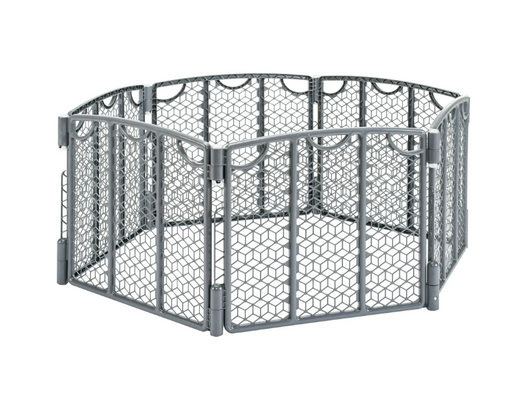 Shop Evenflo Versatile Play Space Adjustable Play Area, 6 Panel, Cool Gray at GoodBuy Gear
