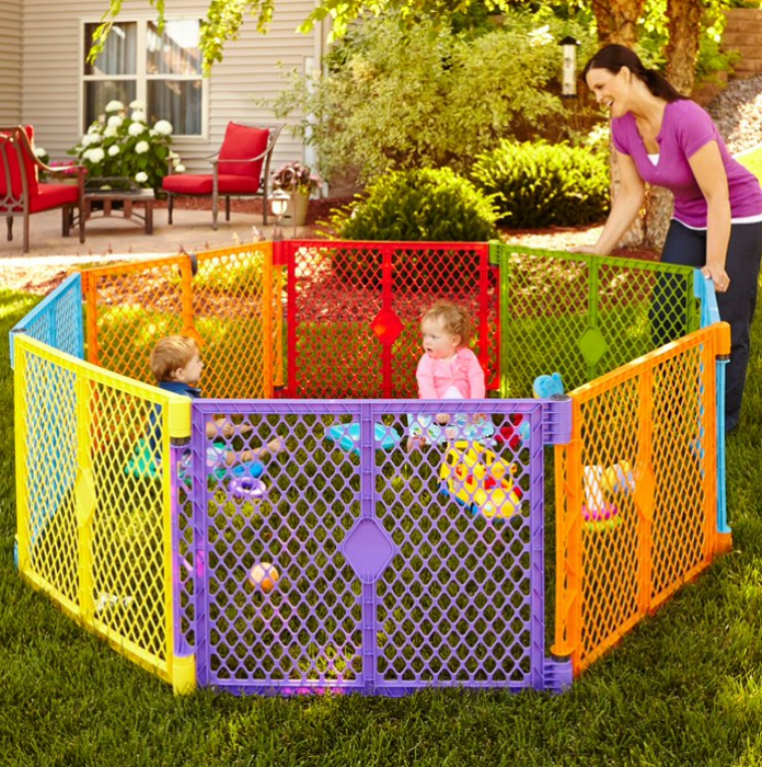 Shop Toddleroo By North States Superyard Colorplay, 8 Panel at GoodBuy Gear