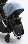 Shop Mockingbird 2nd Seat Kit 3.0, Silver with Penny Leather, Stone Blue at GoodBuy Gear