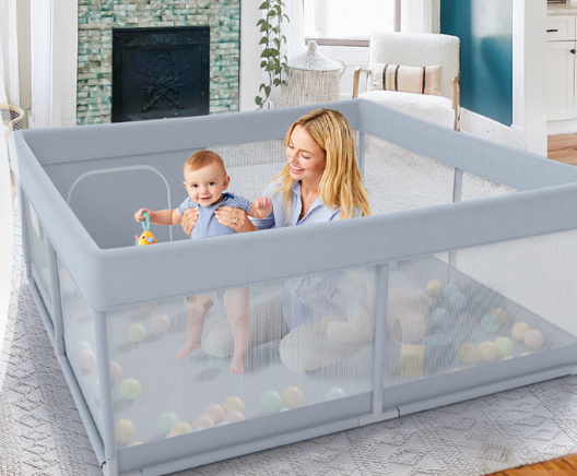Unknown Indoor & Outdoor Playard, Blue, 47x47