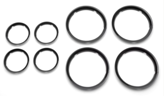 Bugaboo Lynx Wheel Caps, Glossy Black