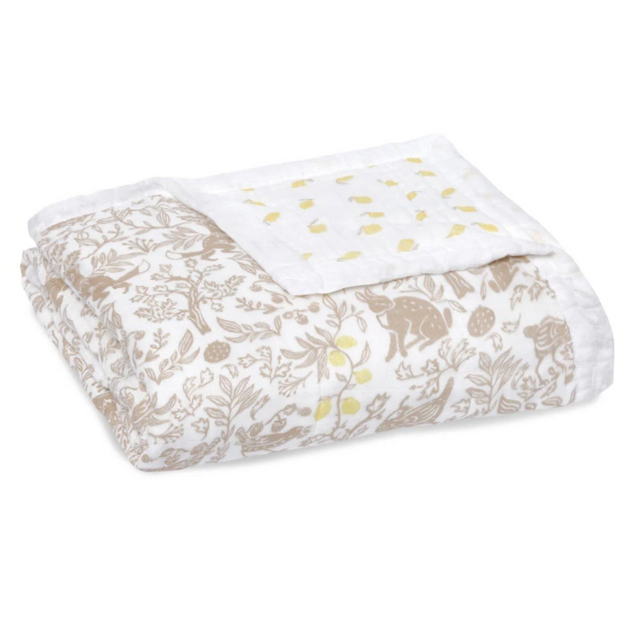 Aden + Anais Silky Soft Dream Blanket, Natural Woodland