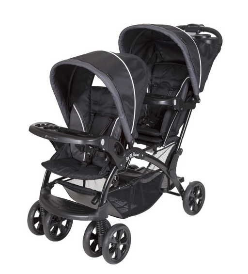Shop Baby Trend Sit N Stand Double Stroller, 2025, Onyx at GoodBuy Gear