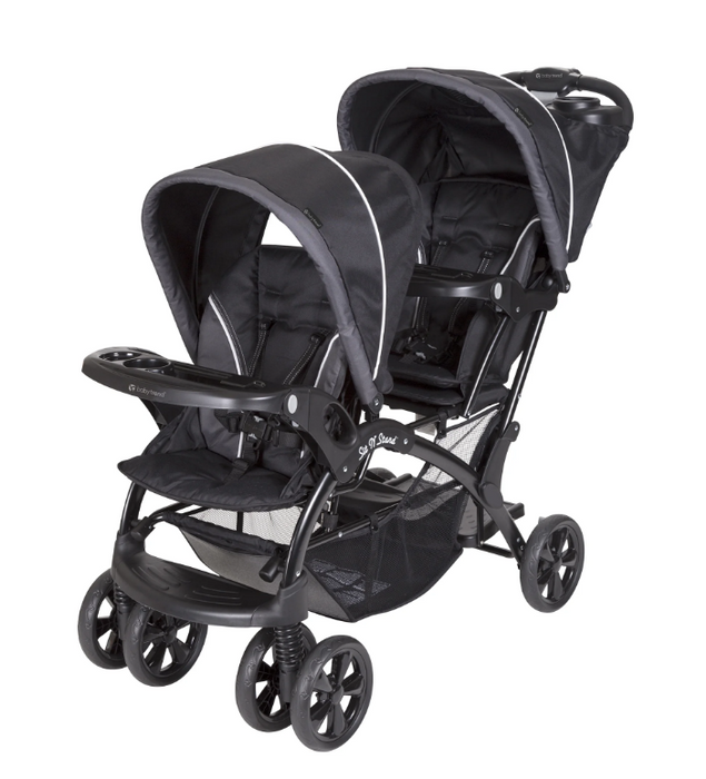 Baby Trend Sit N Stand Double Stroller, 2025, Onyx