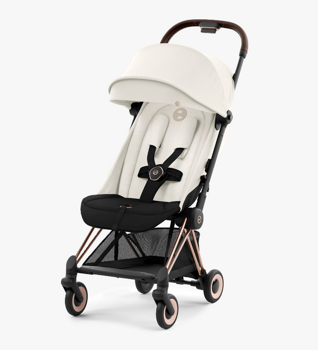 Cybex Coya Stroller, 2023, Off White, Rose Gold
