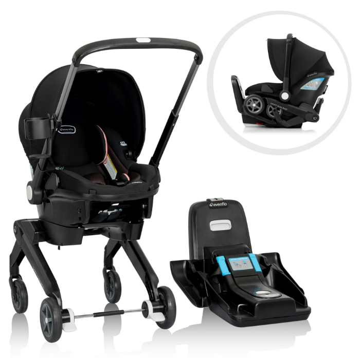 Evenflo Shyft Dual Ride Infant Car Seat Stroller Combo, Ayer, 2025, Original Model