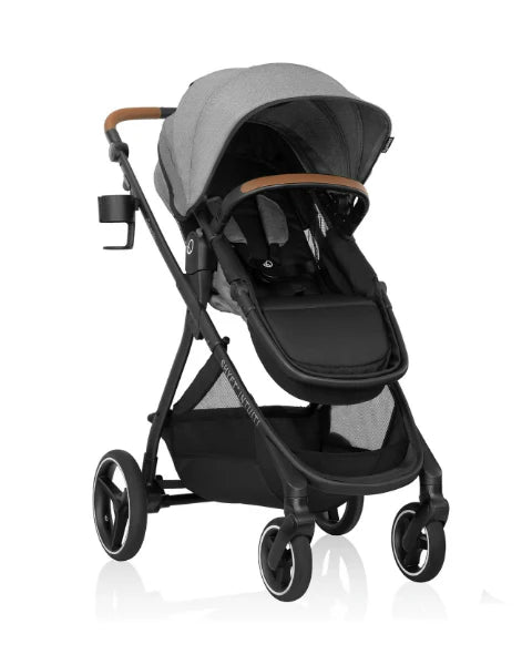 Evenflo Shyft Intuiti Travel System Stroller, 2024, Fossil Gray