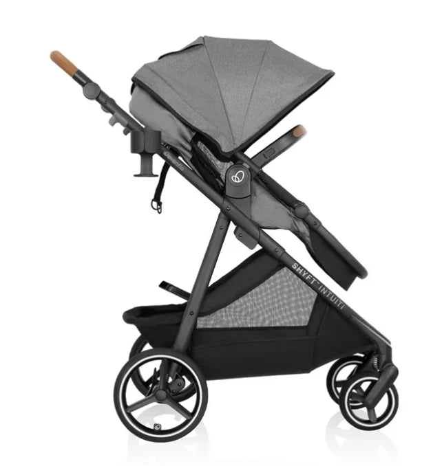 Evenflo Shyft Intuiti Travel System Stroller, 2024, Fossil Gray