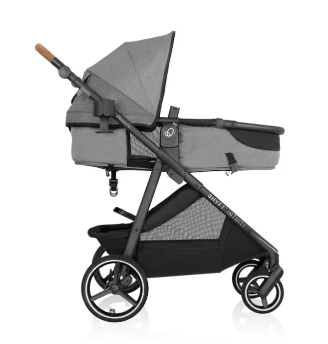 Evenflo Shyft Intuiti Travel System Stroller, 2024, Fossil Gray