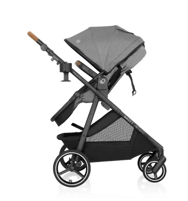 Evenflo Shyft Intuiti Travel System Stroller, 2024, Fossil Gray