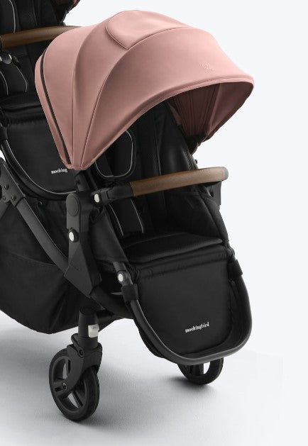 Shop Mockingbird 2nd Seat Kit 3.0, Charcoal with Penny Leather, Rose at GoodBuy Gear