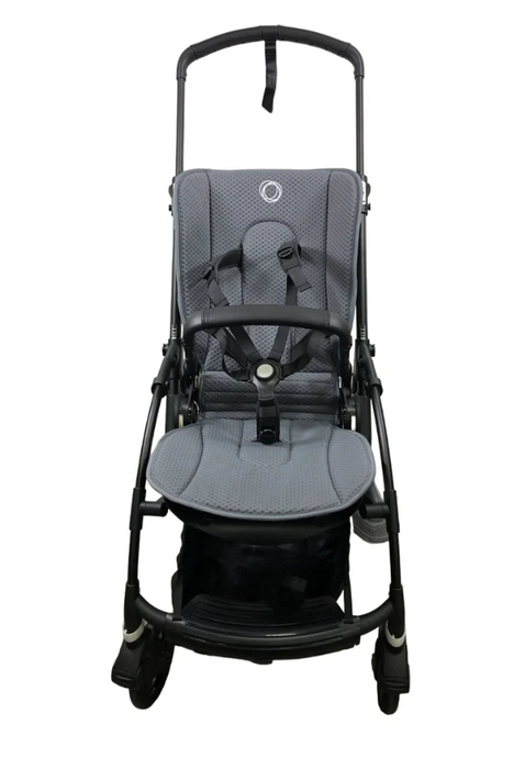 Bugaboo Bee 6 Stroller, 2021, Black, Grey Melange, without Canopy