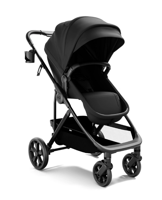 Mompush Wiz Pro 4-in-1 Baby Stroller with Newborn Mode, 2023, Black