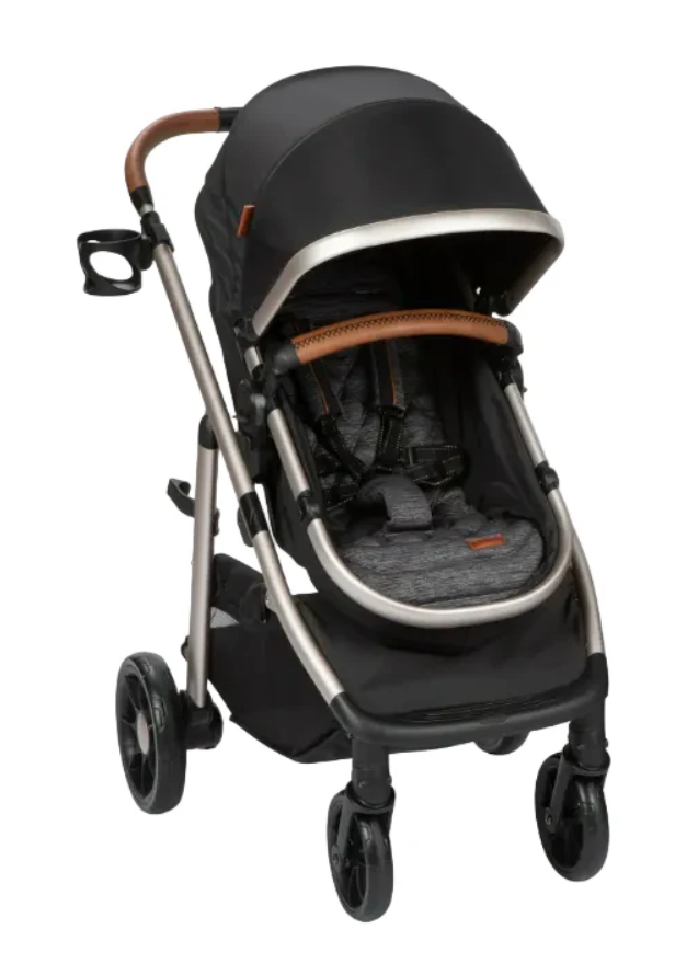 Monbebe Lynx 6-in-1 Modular Travel System Stroller, 2025, Black