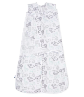 Halo Micro-Fleece Swaddle, Newborn, Animal Action