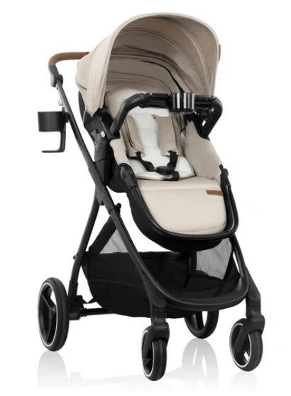 Evenflo Shyft Intuiti Travel System Stroller, Champagne, 2025