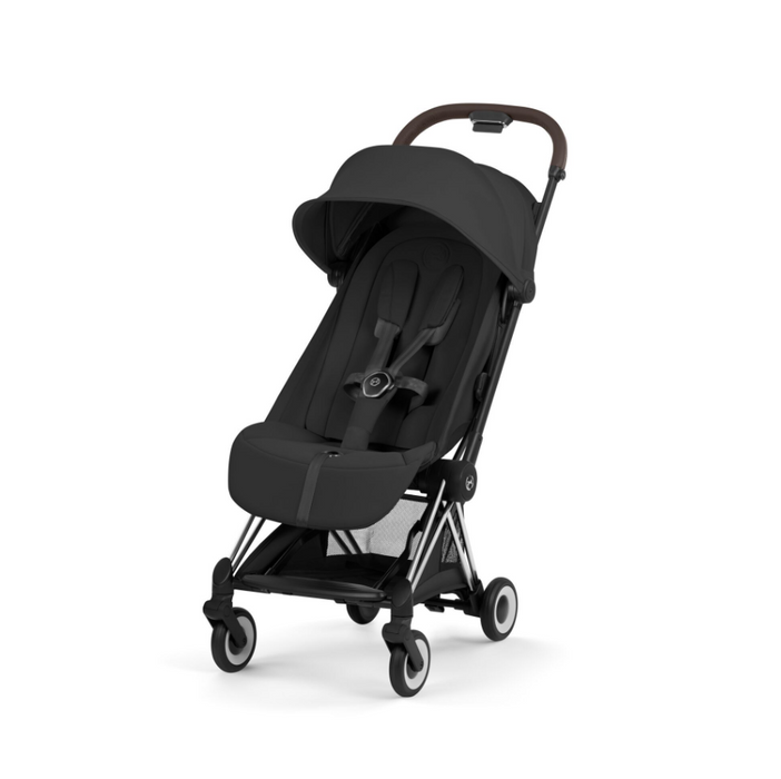 Cybex Coya Stroller, 2024, Chrome, Sepia Black