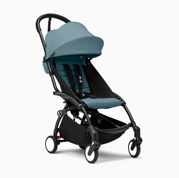 Stokke YOYO3 Complete Stroller, 2025, Aqua, Black