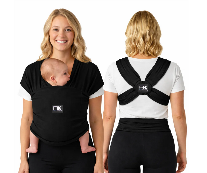 Baby K'tan Baby Carrier, Black, Medium, Original