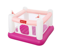 Shop Fisher Price Bouncesational Indoor Inflatable Bouncer with Built-In Pump, Pink at GoodBuy Gear