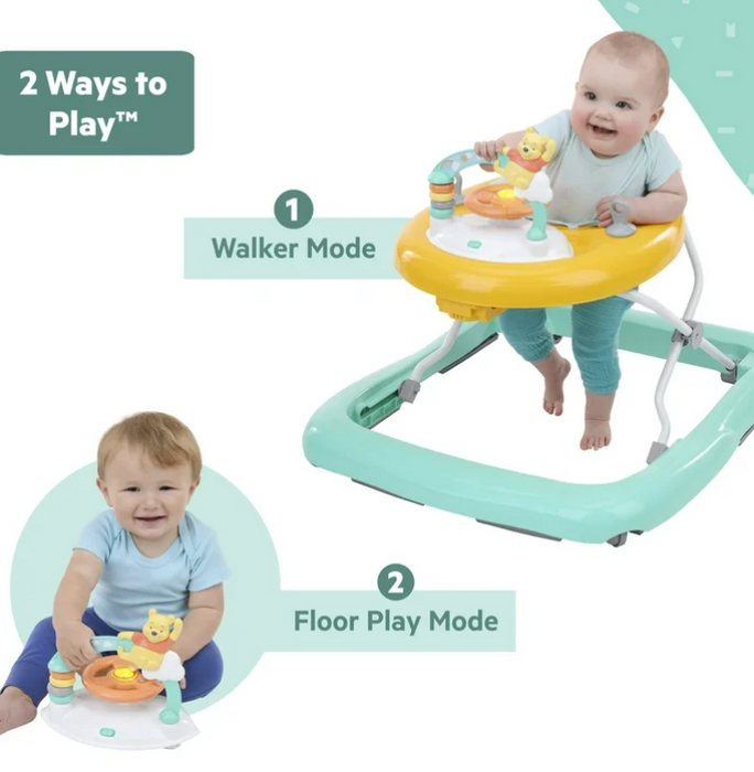 Disney Baby Winnie The Pooh Dots And Hunny Pots Walker
