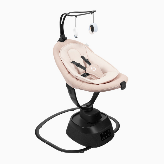 Shop Babymoov Swoon Evolution Smart Baby Swing, Cream/Black at GoodBuy Gear