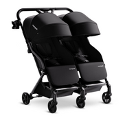 Shop Mompush Lithe Double Stroller, 2026, Black at GoodBuy Gear
