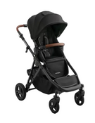 Shop Mockingbird Single to Double 3.0 Stroller, 2025, Charcoal with Penny Leather, Solid Black at GoodBuy Gear