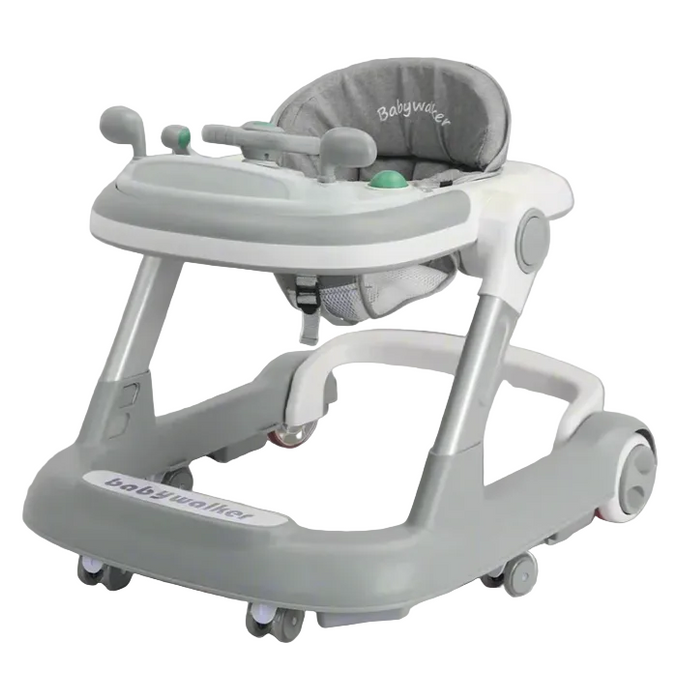 Shop Happy Baby Happysteps 2-in-1 Push Baby Walker, Grey at GoodBuy Gear