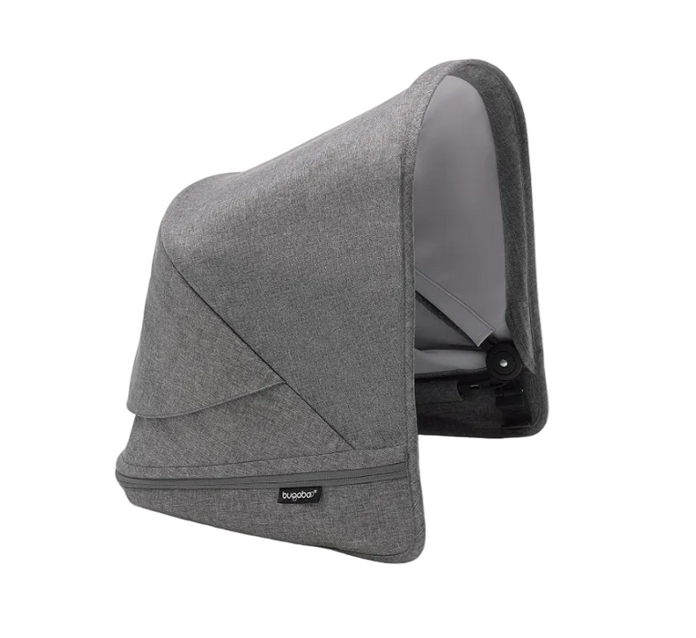 Shop Bugaboo Donkey 5 Sun Canopy, Grey Melange at GoodBuy Gear