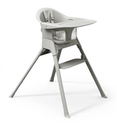 Shop Mompush Olli 7-in-1 Convertible High Chair, Cloud Gray at GoodBuy Gear