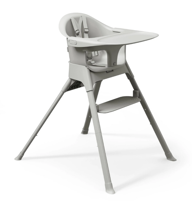 Shop Mompush Olli 7-in-1 Convertible High Chair, Cloud Gray at GoodBuy Gear
