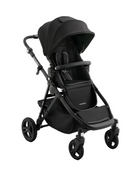 Shop Mockingbird Single to Double 3.0 Stroller, 2025, Charcoal with Black Leather, Solid Black at GoodBuy Gear